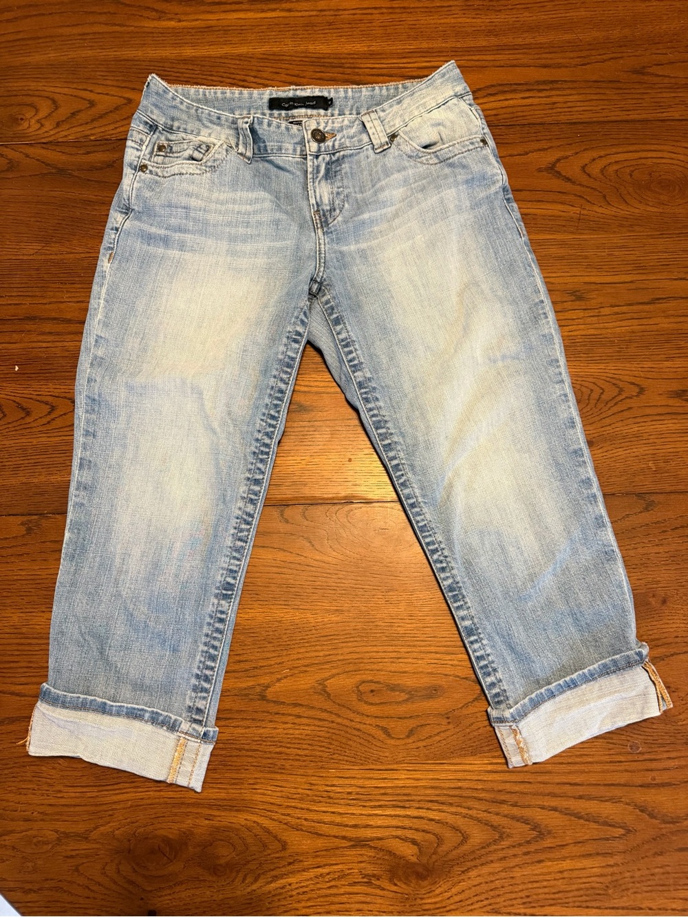 Calvin Klein Jeans Light Blue Boyfriend Capri